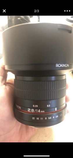 Canon 70D With Kit Lens And Rokinon Lens  Thumbnail