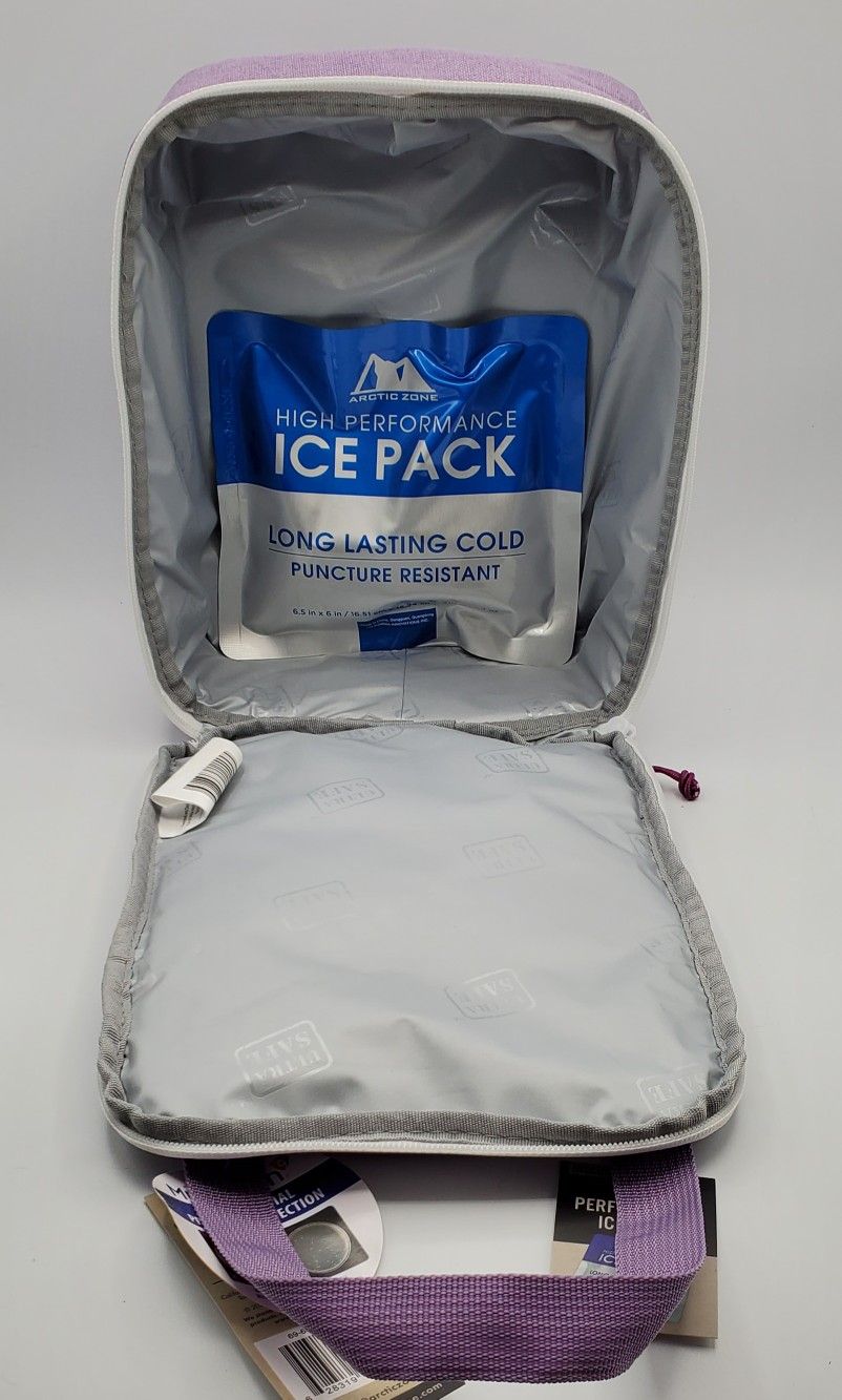 Arctic Zone Microban Antimicrobial Easy Clean Lining Insulated Lunch Bag
