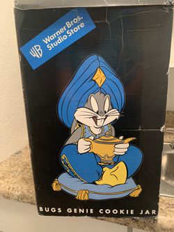 Warner brothers Bugs Bunny Genie Cookie Jar with Box Thumbnail