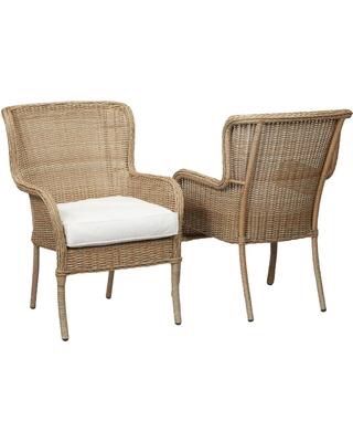 Hampton Bay Lemon Grove Custom Stationary Wicker Outdoor Dining Chair 2 Pack W Bare Cushions For In Dallas Tx Offerup Hampton Bay Lemon Grove Custom, Hampton Bay White Wicker Outdoor Furniture