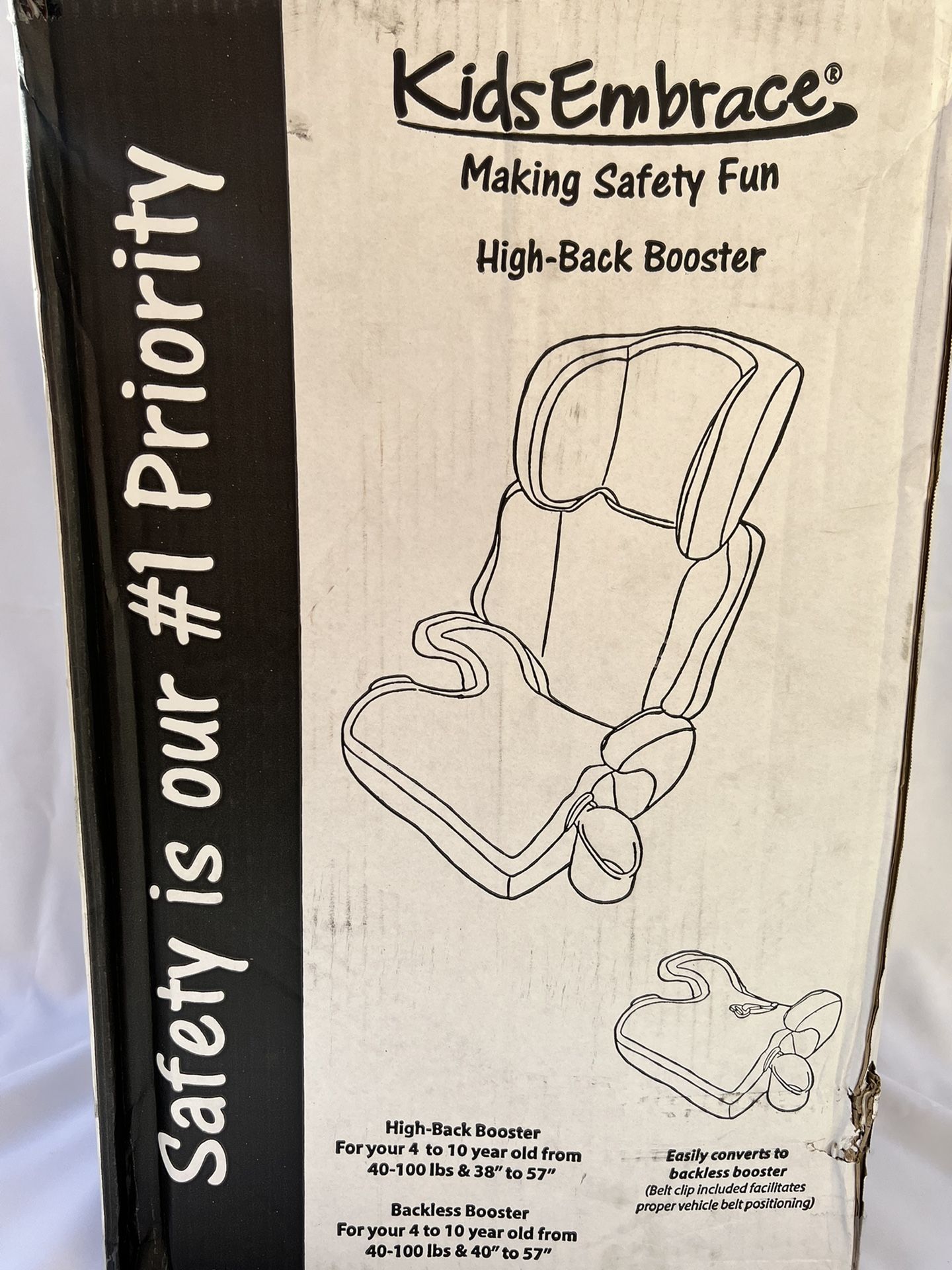 NEW with Box 2-1 Combination Carseat & Booster FROZEN Kids Embrace