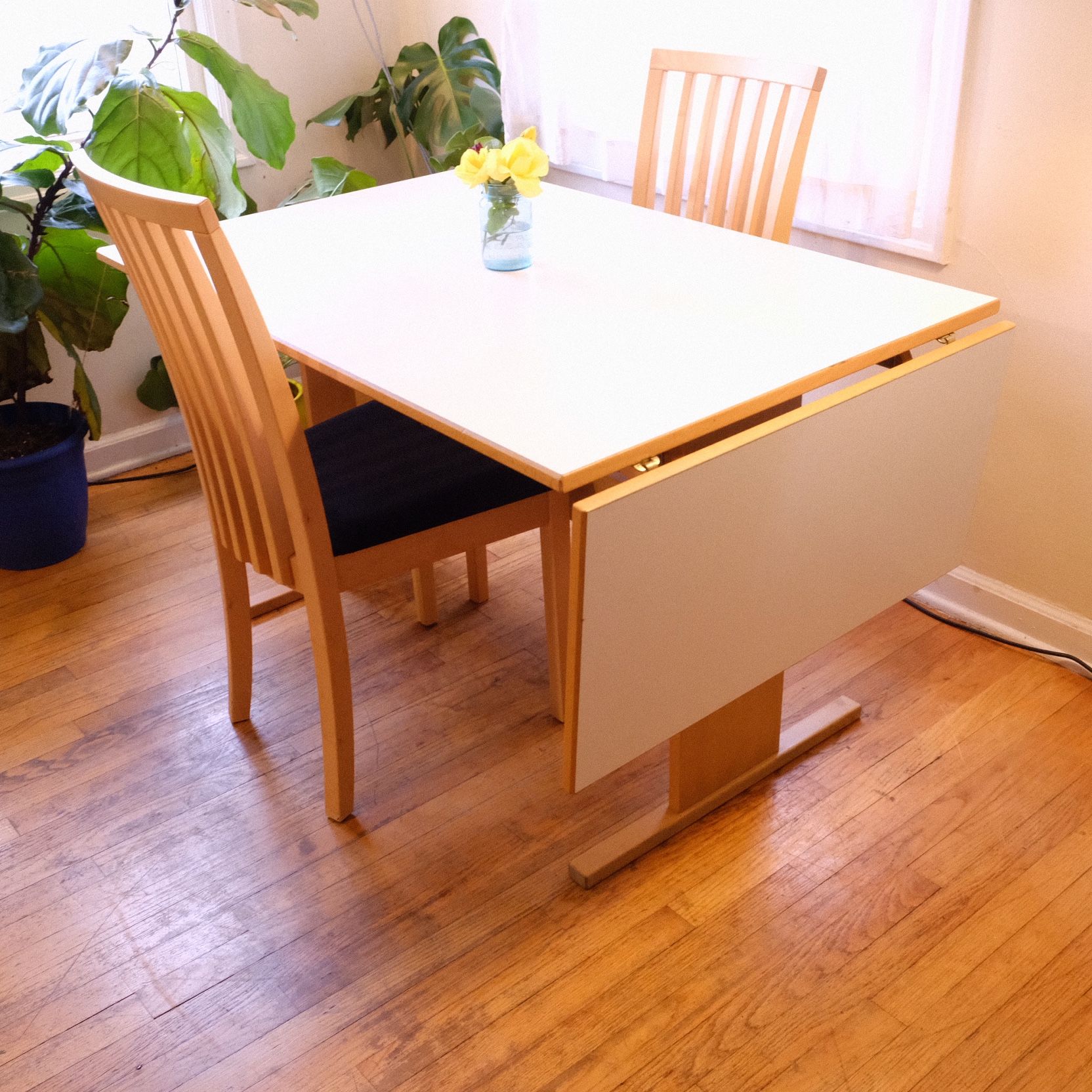 Vintage Gangso Møbler table & 2 matching Skovby chairs