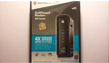 Motorola surfboard modem box Thumbnail