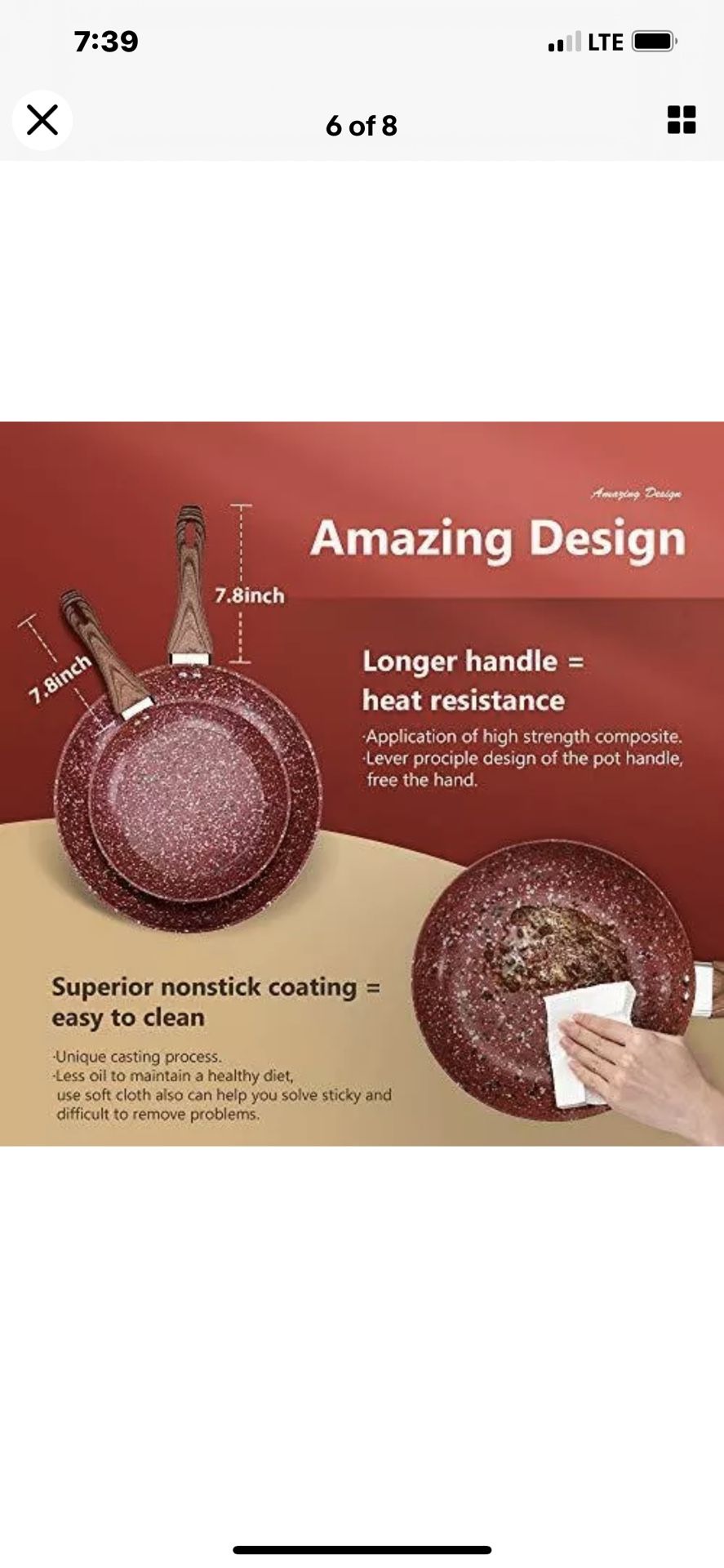 CSK 10 & 12 In Cookware With Matching Lids Red
