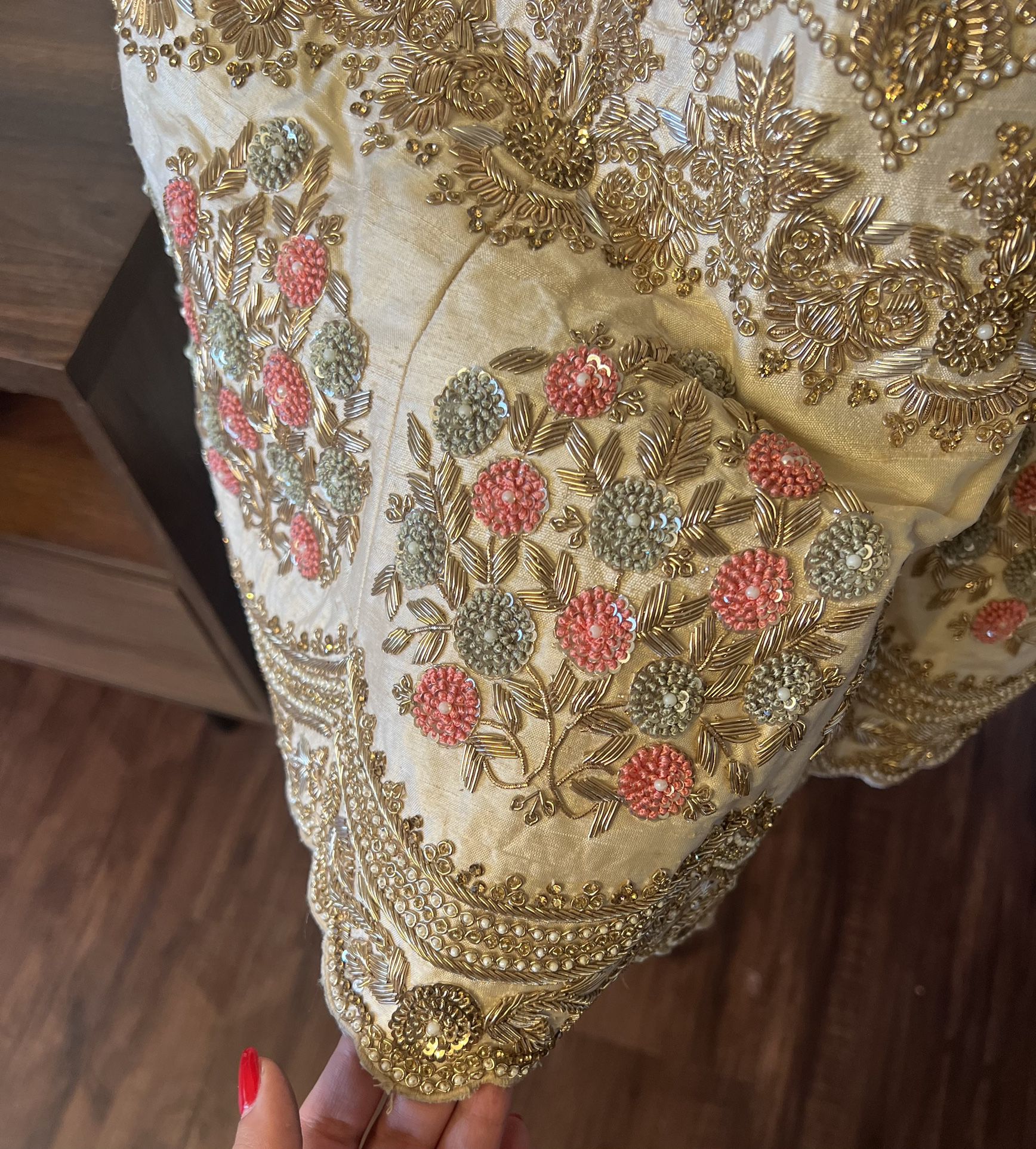 Designer Ivory Traditional Indian Wedding Dress- LIKE NEW