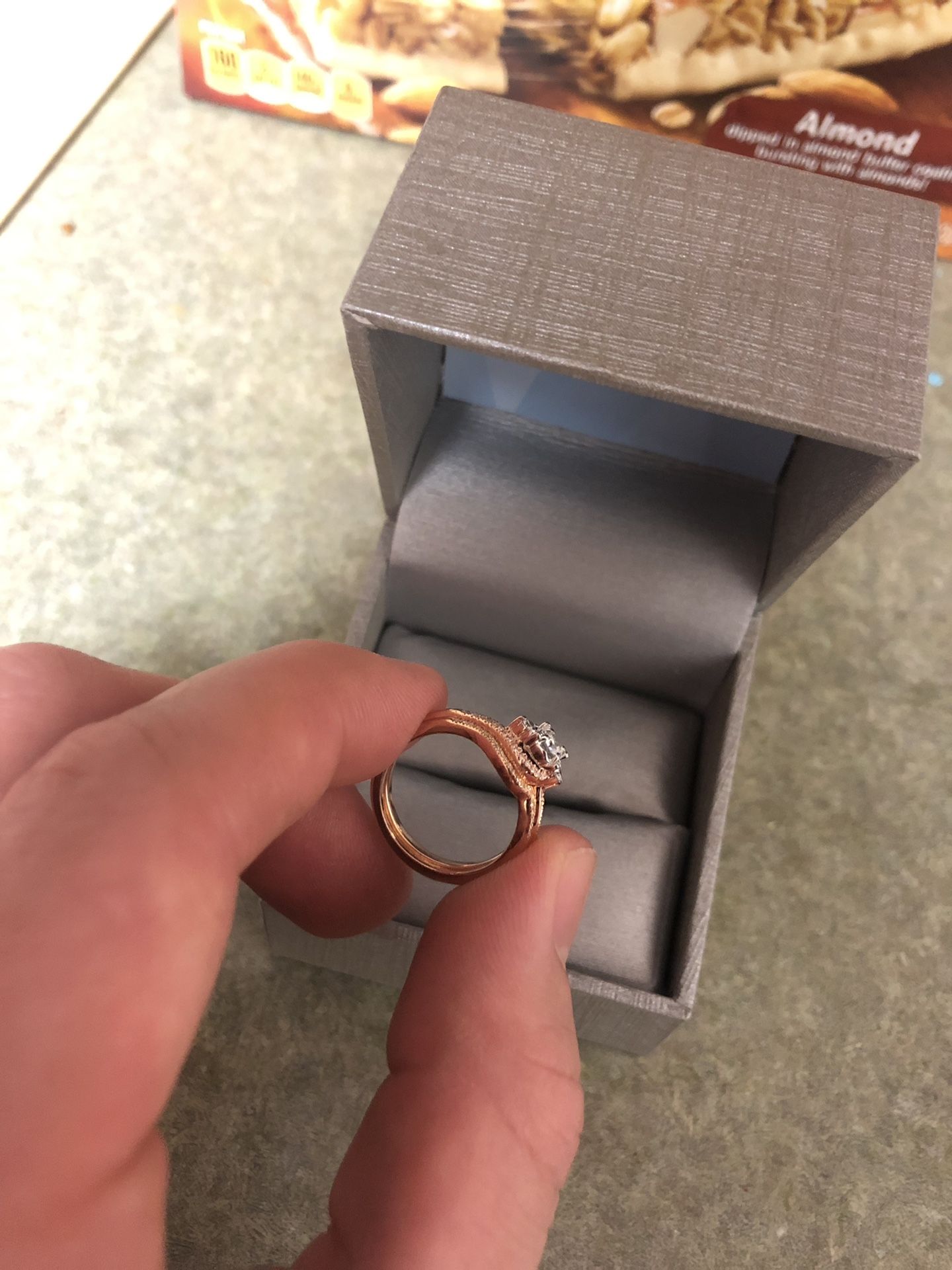 Wedding and engagement ring