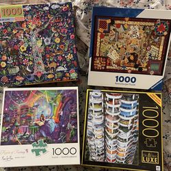 4- 1000 pc Various Puzzles Thumbnail