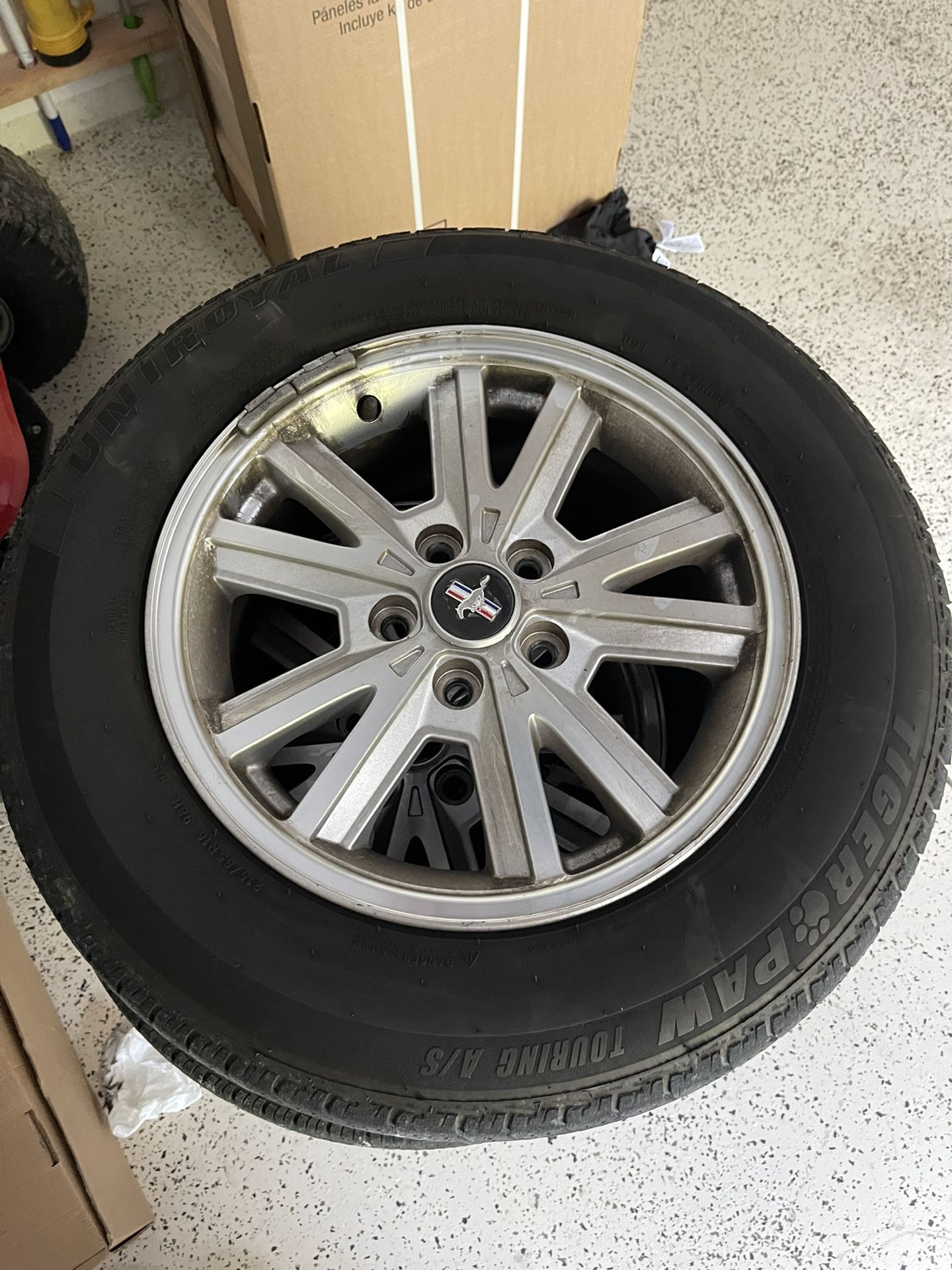 4 Newer Tires On Mustang Rims