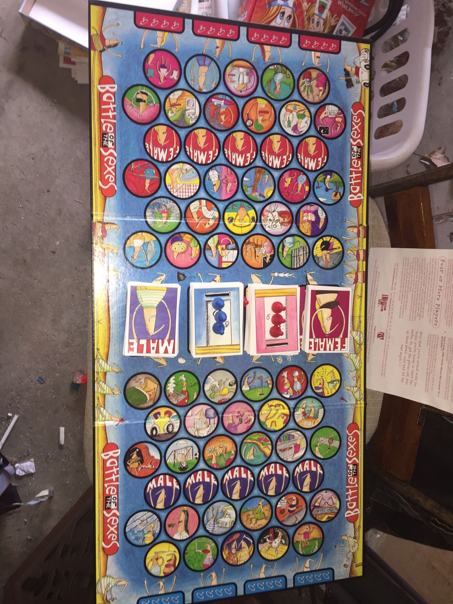 Battle of the Sexes board game