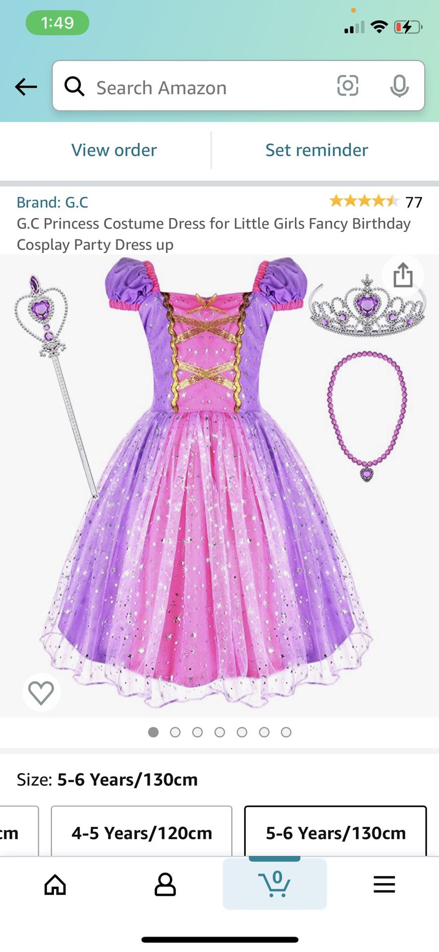 Little Girl’s Princess Costume 