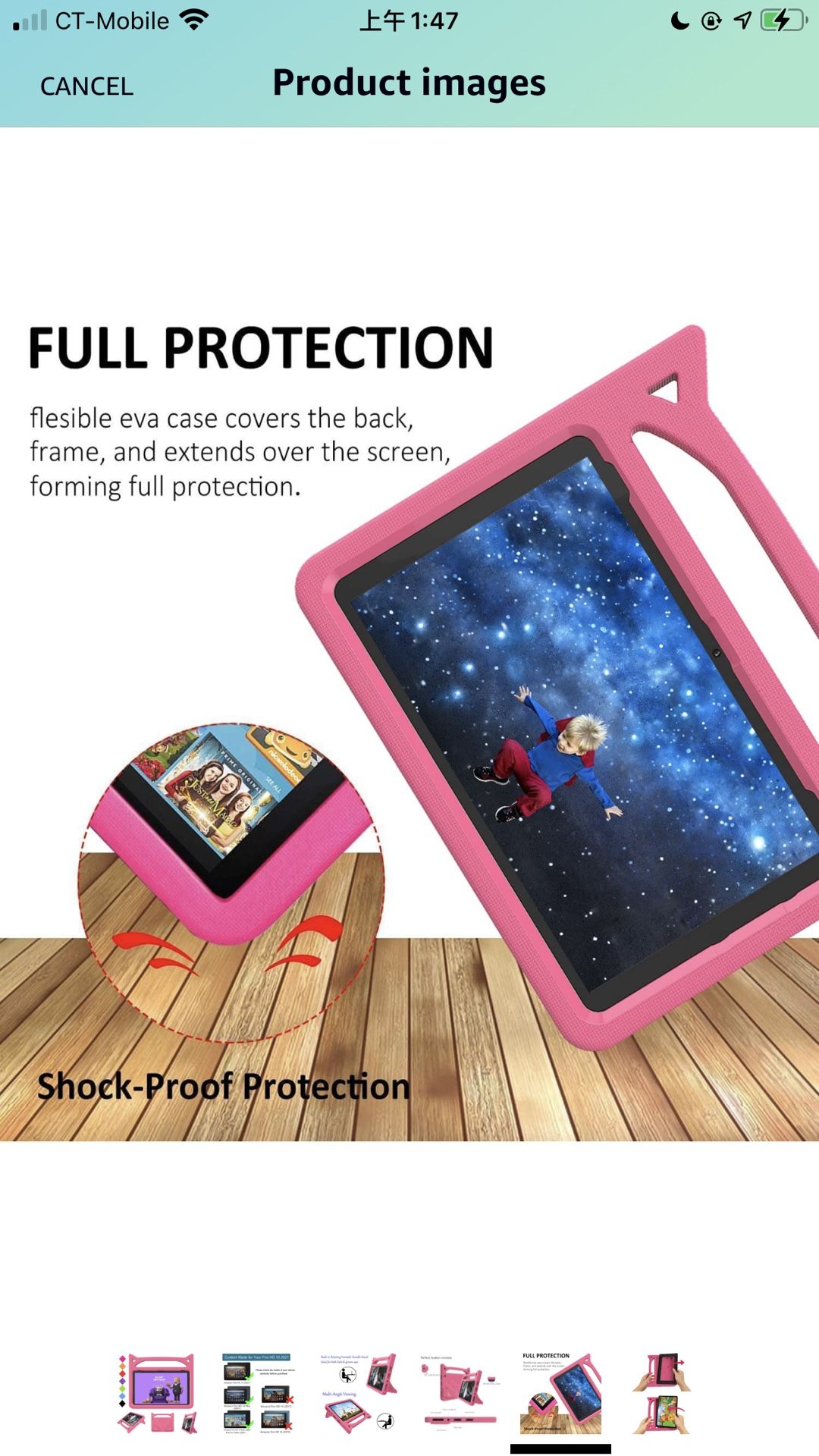 Fire HD 10 Case & Fire HD 10 Plus Kids Cases (11th Generation,2021 Release), BORXJNM Lightweight ShockProof Kid-Proof Cover with Stand for Amazon Kind