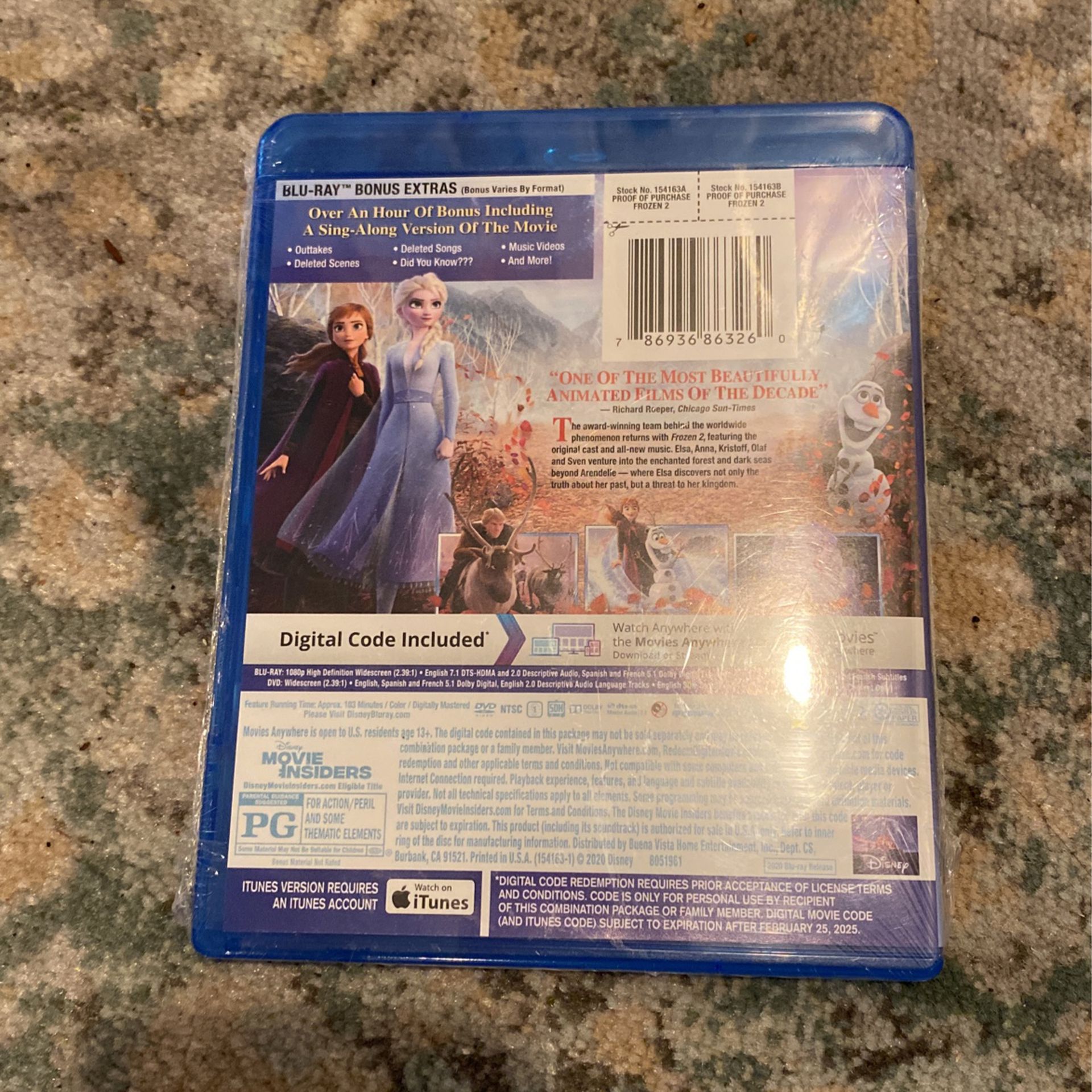 New Frozen 2 DVD