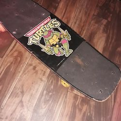 1989 Ninja Turtles skateboard, Dynacraft Thumbnail