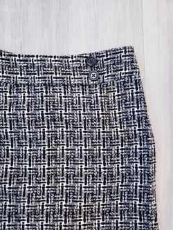 Ann Taylor Tweed Pencil Skirt Size 4 Satin Lined  Thumbnail