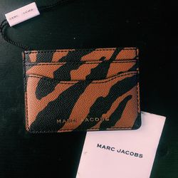 New NnewMarc Jacob’s Women’s The Bold Tiger Print Card Case Thumbnail