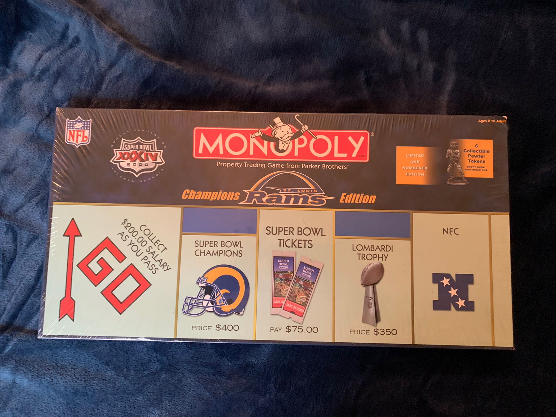 Monopoly St. Louis Rams Champions Edition 