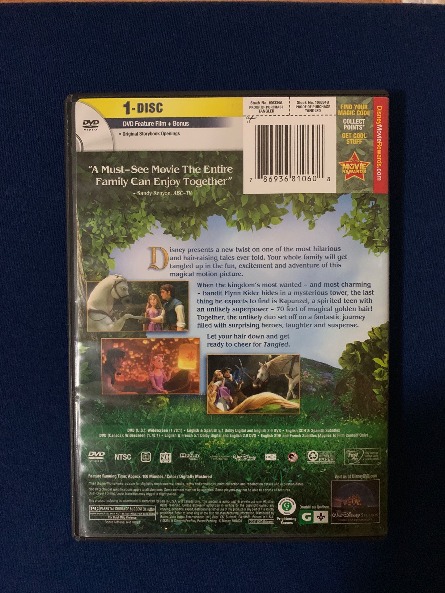 Disney Tangled - DVD