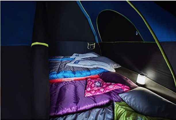 Coleman 6-Person Carlsbad Dark Room Dome Camping Tent with Screen Room