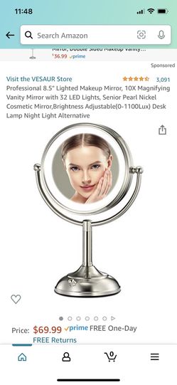 Professional 8.5” Lighted Makeup Mirror Thumbnail