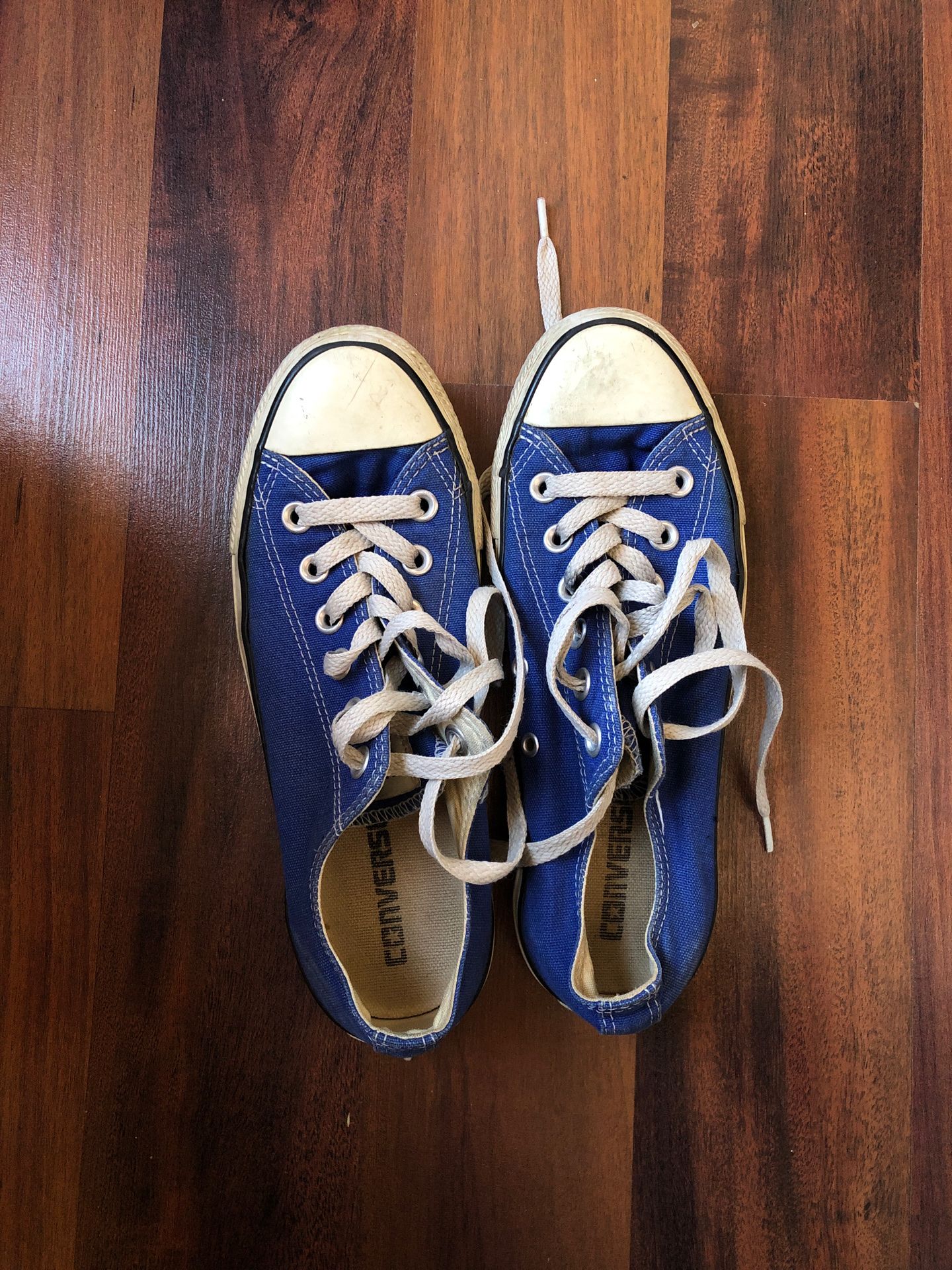 Blue converse
