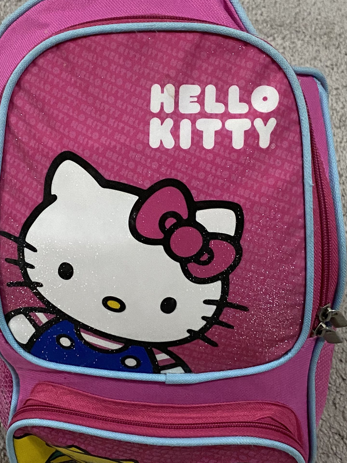 Hello kitty toddler sleeping bag with backpack
