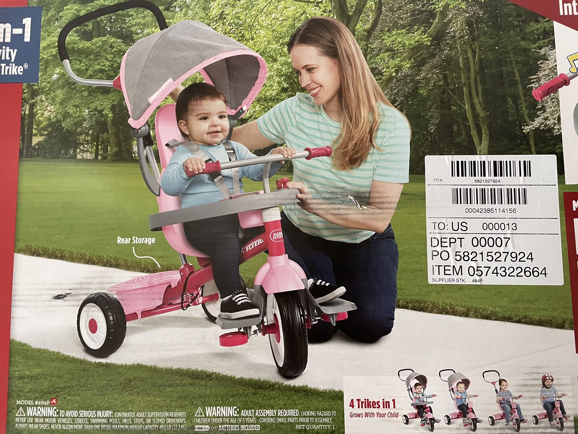Radioflyer Trikes 2 Pink 2 Red