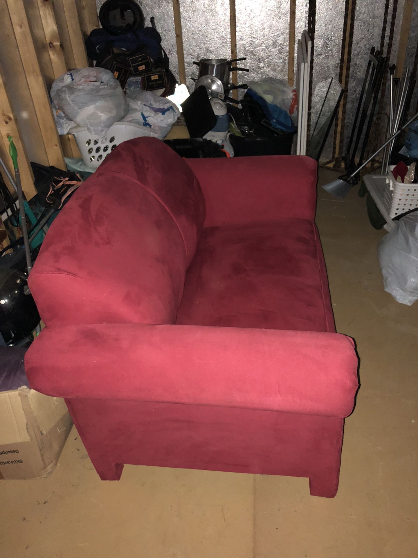 Red Couches Two Of Them