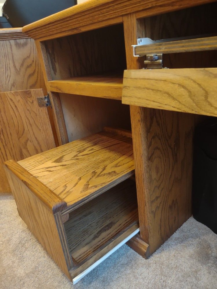 Desk Solid Oak for Home or Office
