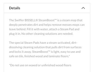 Bissell Steam Swifter  Thumbnail