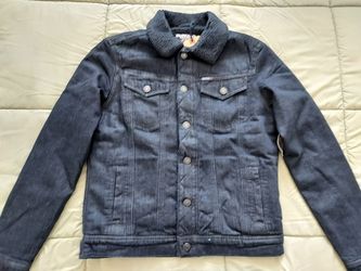 Brand New Men's Jean Jacket With Sherpa Lining Thumbnail