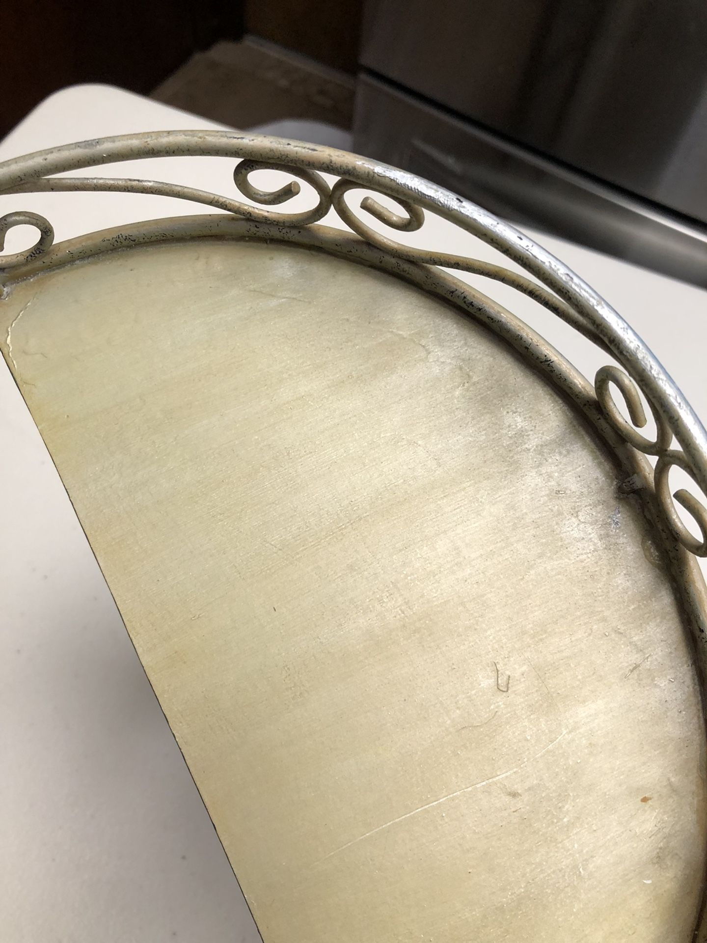 Home Interiors And Gifts Retired Vintage Blown Plastic -resin Wall Shelf