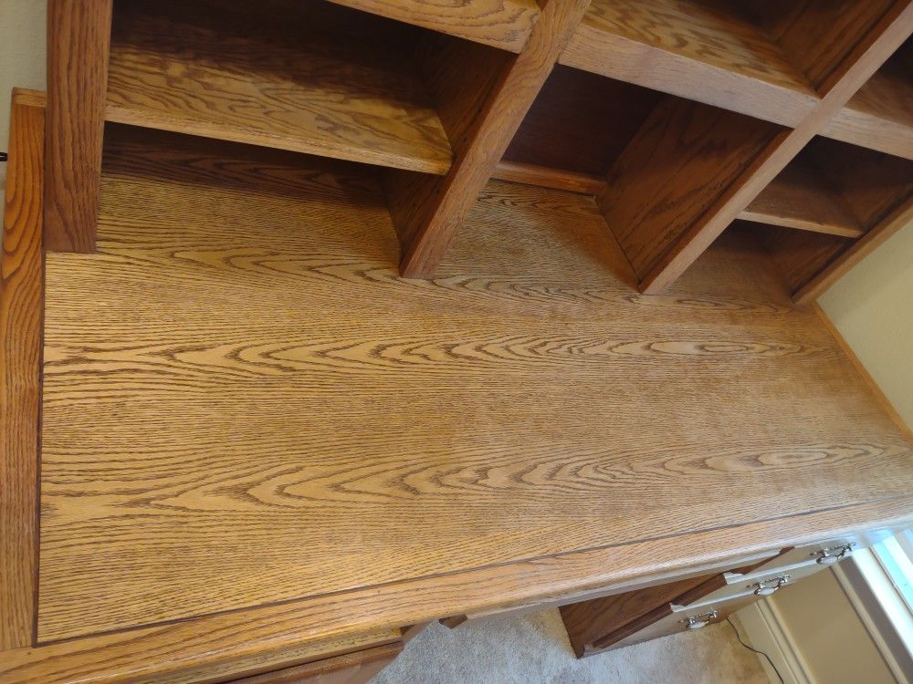 Desk Solid Oak for Home or Office