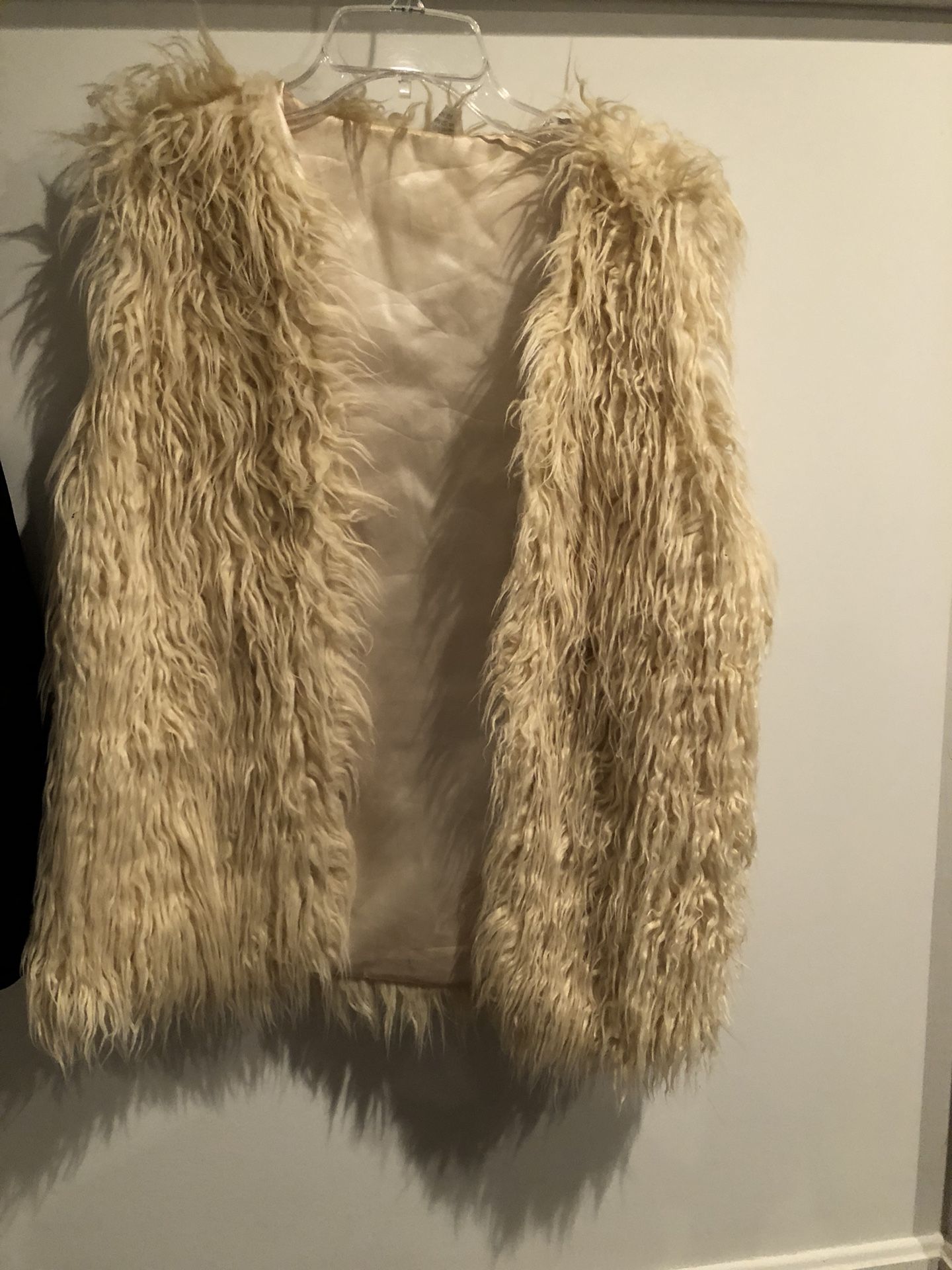 fur vest