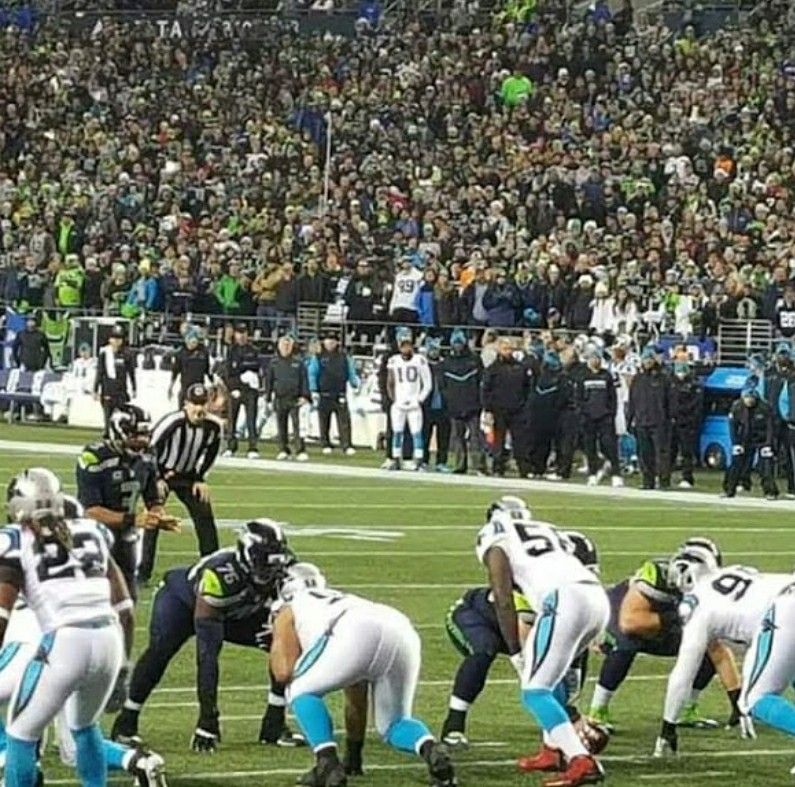 Seattle Seahawks vs DETROIT LIONS 3 & 4 ROWS FROM THE FIELD