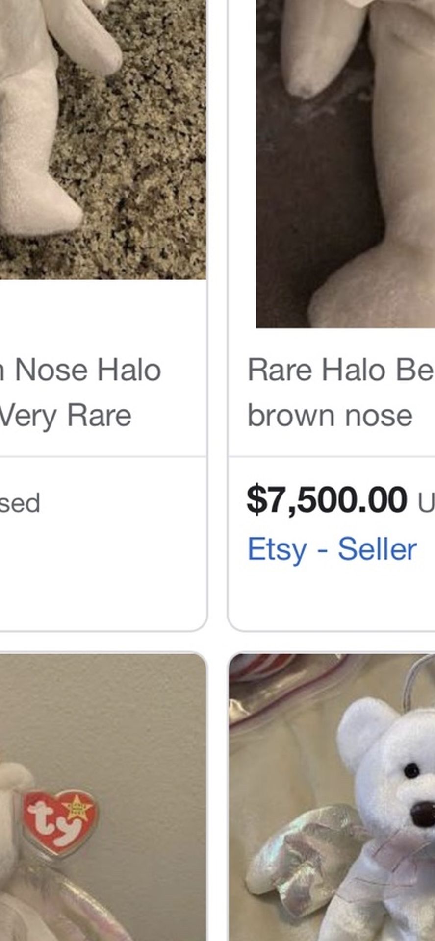 Beanie Baby “halo” 1998 Errors