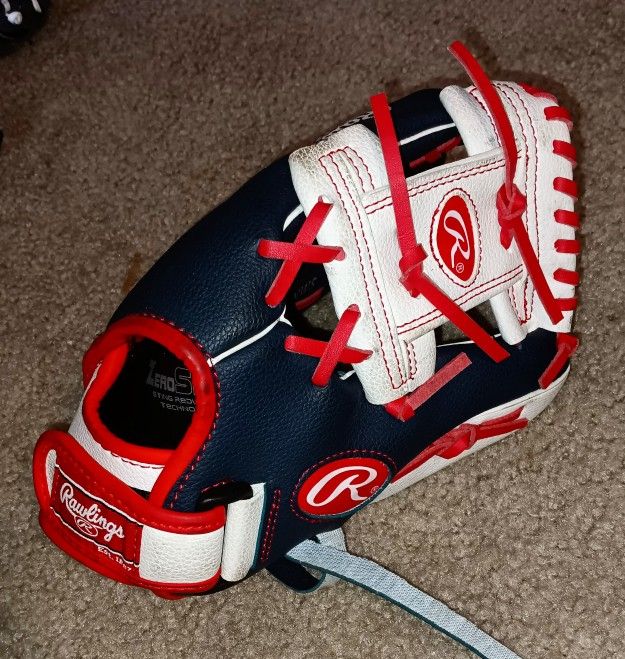 Misc. Baseball Equipment. 1 Demarini Bag, 8 Gloves Men, Woman, Children, Misc. Softballs And Baseballs, And 1 Bottle Glove Conditioner