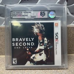 Bravely Second End Layer (Nintendo 3ds) Sealed VGA 85 NM+  UV Protected Thumbnail