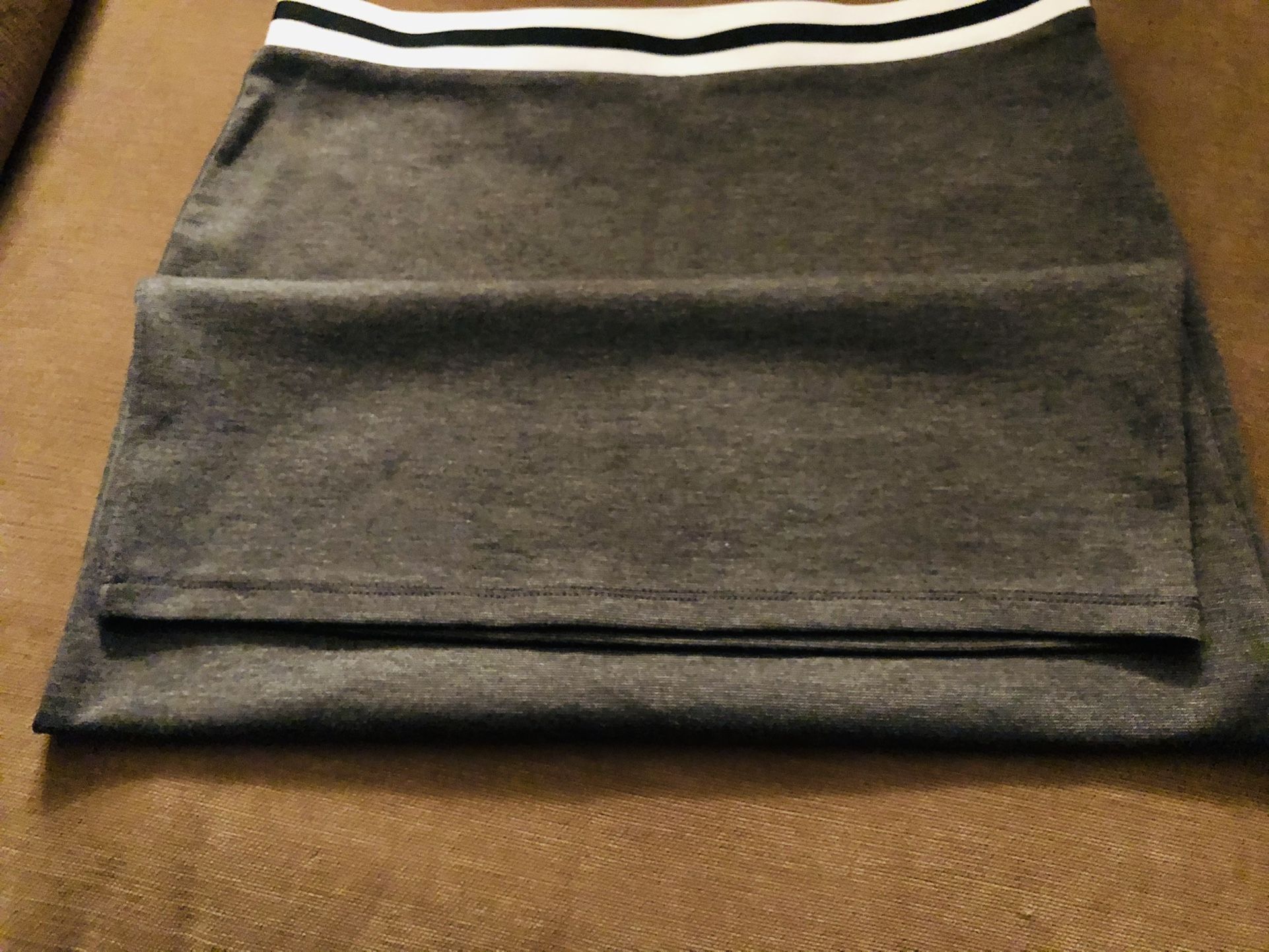 Gray Pencil Skirt