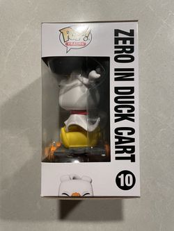 GLOW Zero in Duck Cart Funko Pop *MINT* Hot Topic Exclusive GITD Disney Nightmare Before Christmas Train 10 with protector NBC Thumbnail