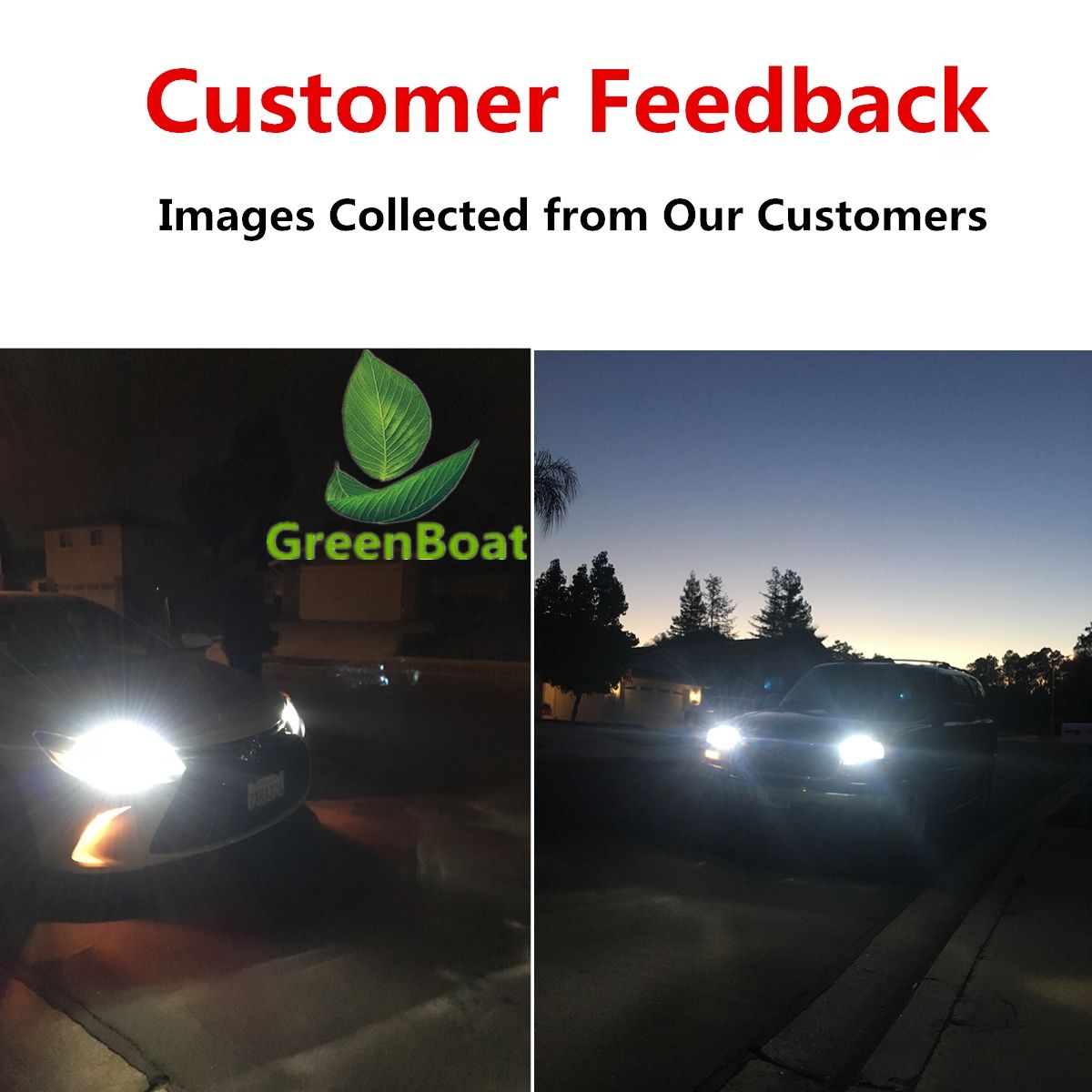 H11 H9 H8 LED Headlight Bulb Kit Low Beam Fog Light 60W 6000K 7600LM US brand#GreenBoat
