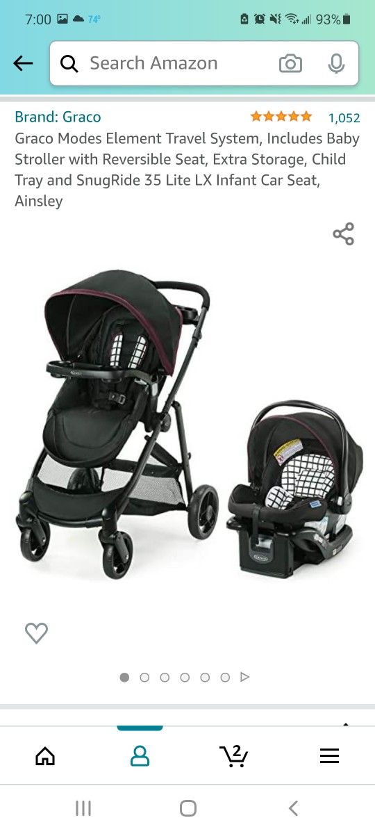 Baby Stroller With Carseat