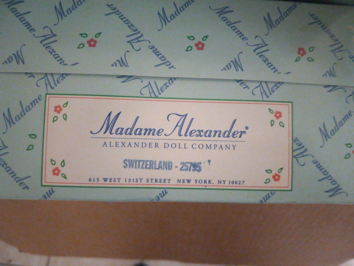 Madame Alexander Switzerland Porcelain Doll