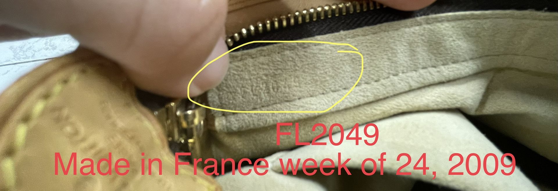 Louis Vuittton LV Bag Made In France