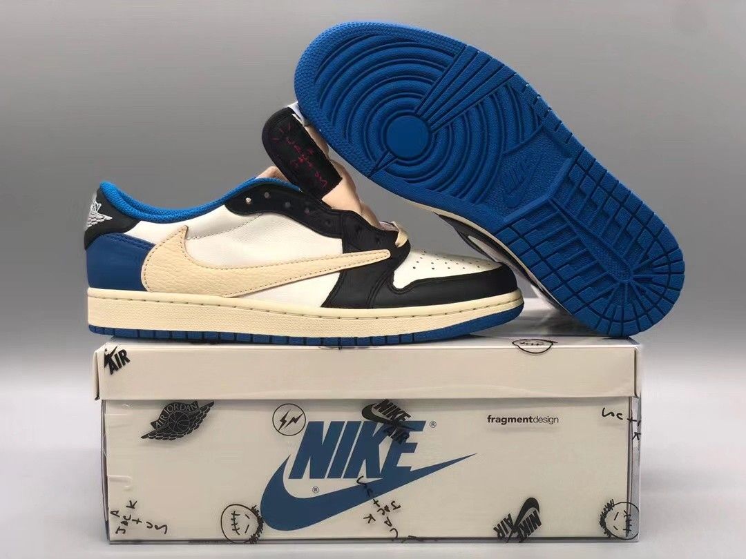 jordan 1 low blue size 4-13