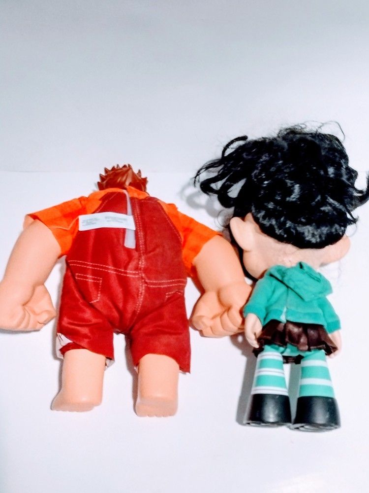 Disney Wreck It Ralph 2 Breaks the Internet Talking Ralph And Vanellope Toys Combo