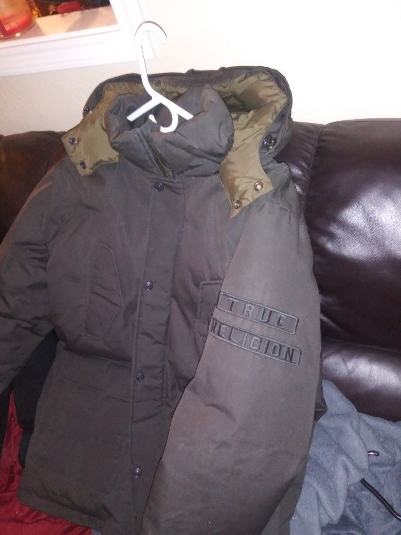 True religion puffy jacket
