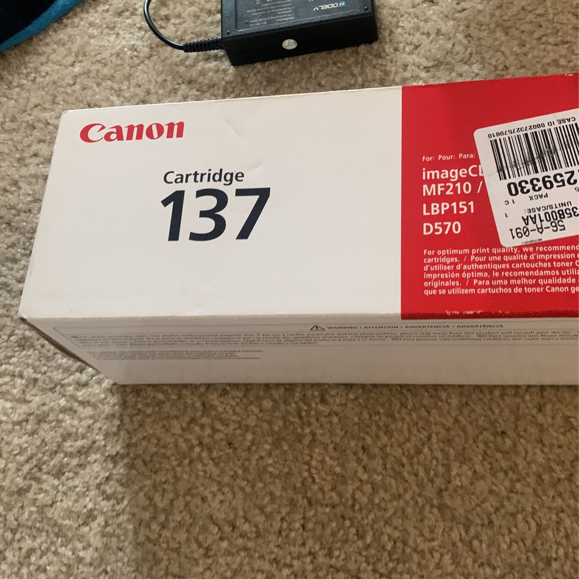 Canon Cartridge 137 Part 