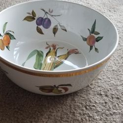 Vintage  Royal Worcester Salad bowl 11" Thumbnail