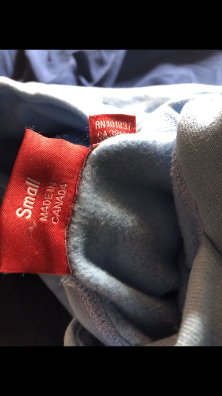 Supreme Bandana Box Logo Hoodie Size Small Light Blue