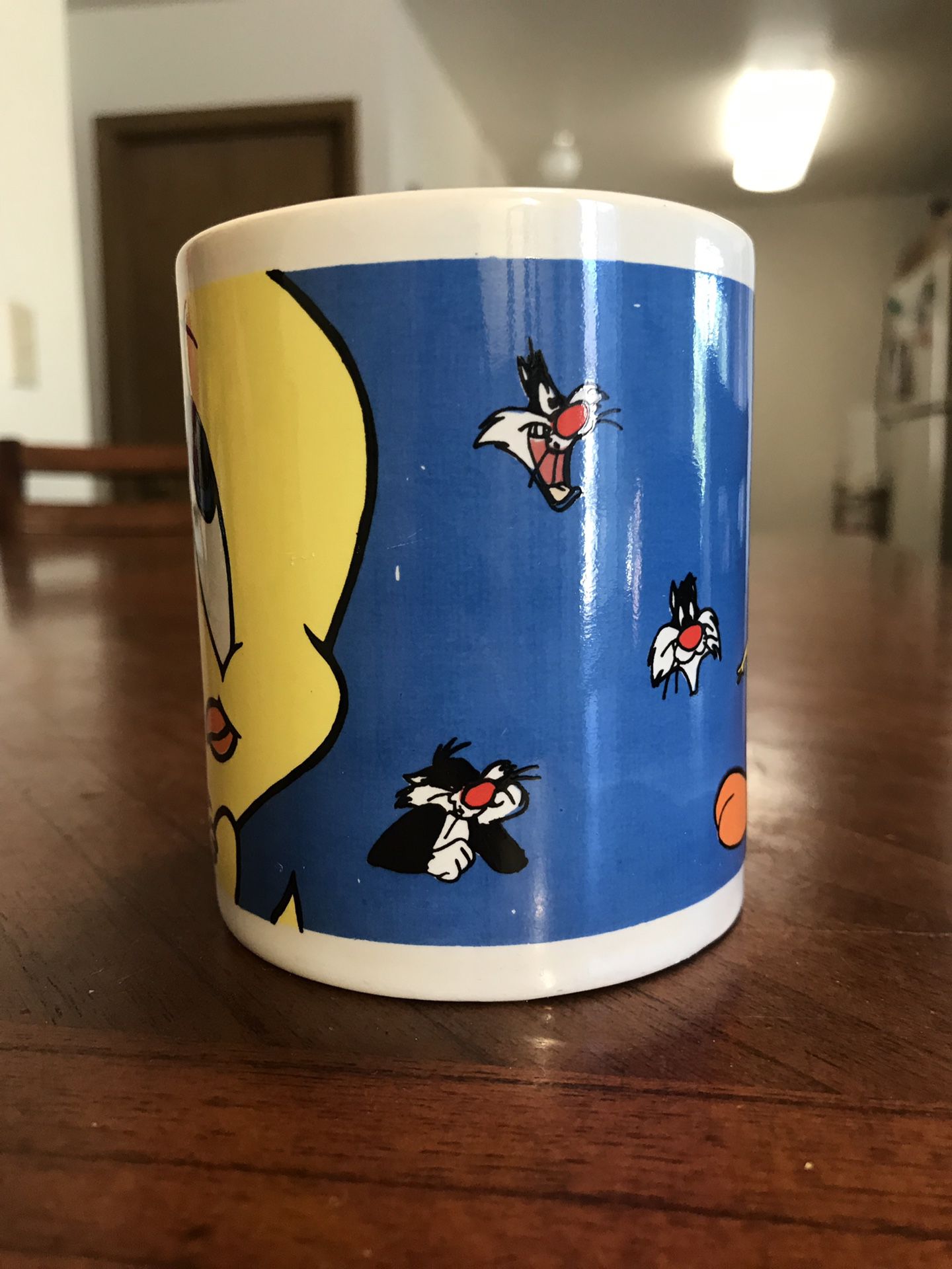 1999 Warner Bros."Tweety Bird/Sylvester" Collector Mug - Looney Tunes by Gibson
